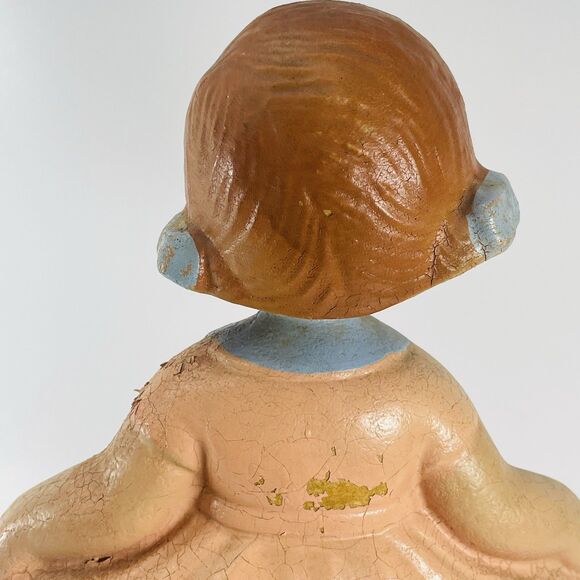 Vintage Bobbie Mae Swing N Sway Nodder Swayer Doll 1930s Composition Paper Mache - Picture 11 of 15